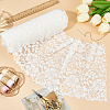 Flower Nylon Stretch Lace Fabric DIY-WH0578-60-5