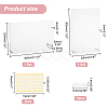 2 Sets 2 Style Assembled Acrylic Nail Art Display Rack ODIS-PH0001-65-2