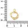 Rack Plating Brass Toggle Clasps KK-M309-45G-7