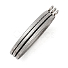 Tarnish Resistant 304 Stainless Steel Pendant Cabochon Settings STAS-K148-03-2