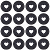 50Pcs Flat Round Heart Acrylic Loose Leaf Ring Round Binder Discs DIY-CP0012-14-6