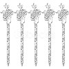 10Pcs Alloy Bookmarks AJEW-SC0003-51P-1