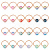 240Pcs 12 Colors ABS Plastic Imitation Pearl Locking Stitch Markers PALLOY-BC00007-1