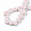 Handmade Polymer Clay Bead Strands X-CLAY-N011-48A-15-4