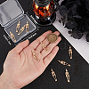 10Pcs Halloween Themed Brass Pendants KK-BBC0015-68C-3