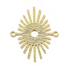 Brass Connector Charms KK-H435-14G-2