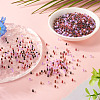 100G Transparent Glass Round Seed Beads SEED-TA0001-44B-6