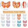 100Pcs Transparent Glass Beads GLAA-SC0002-23-2