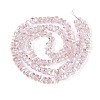 Electroplate Transparent Glass Beads Strands EGLA-N022-09A-B10-2