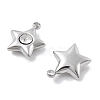 304 Stainless Steel Pendants STAS-Z121-55P-3