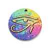 Non-Tarnish 201 Stainless Steel Pendants STAS-J041-04C-1