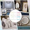 6 Sets 6 Styles Acrylic Earring Display Stands EDIS-PH0001-71-6