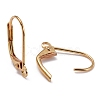 Brass Leverback Earring Findings KK-F824-007G-3