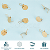 10Pcs 304 Stainless Steel Stud Earring Findings STAS-SP0001-88A-G-5
