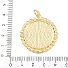 Brass with Synthetic Malachite Pendants KK-C162-004A-G-3
