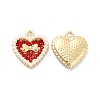 Alloy Rhinestone Pendants ALRI-E006-02LG-2