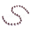 Handmade Electroplate Glass Beaded Chains AJEW-JB00529-01-2