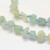 Rough Raw Natural Aquamarine Beads Strands G-K202-33A-3