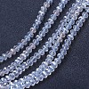 Electroplate Glass Beads Strands EGLA-A034-T1mm-B02-1