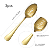 Stainless Steel Spoons Set AJEW-WH0253-012-2