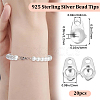 20Pcs 925 Sterling Silver Bead Tips STER-BBC0005-54-2