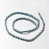 Electroplate Non-magnetic Synthetic Hematite Bead Strands G-F300-40B-F-2