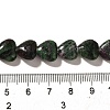 Natural Ruby in Zoisite Beads Strands G-R190-10mm-60-5