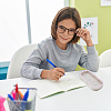 Cute Magnetic ABS Plastic Eyeglass Cases AJEW-WH0007-67-5