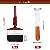 2 Pcs 2 Styles Bristle Paint Brush TOOL-NB0001-72-3