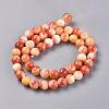 Natural Persian Jade Beads Strands G-H1625-8mm-PR11-2