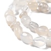 Natural White Moonstone Beads Strands G-G018-05-3