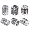 3Pcs 3 Styles Alloy Scarf Clips AJEW-CY0002-62-7