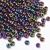 Plated Glass Seed Beads SEED-Q025-1.5mm-B06-2