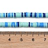 Handmade Polymer Clay Beads Strands PY-CBA18ED-02F-4