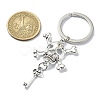 Alloy Skull Pendant Keychain KEYC-JKC00896-3