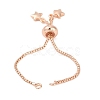 Brass Slider Bracelets Making KK-F891-17RG-01-1
