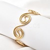 304 Stainless Steel Cuff Bangles for Women LS-BJEW-Z150-01G-01-1
