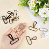 10Pcs 5 Colors Zinc Alloy Swivel Clasps FIND-HY0003-09-3