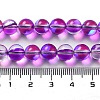 Synthetic Moonstone Beads Strands G-P528-J02-24-4