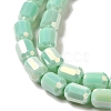 Electroplate Glass Beads Strands EGLA-D031-01F-3