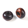 Dyed & Heated Natural Red Tiger Eye European Beads G-G740-14x8mm-39-2