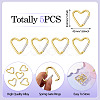 5Pcs Zinc Alloy Spring Gate Rings FIND-TA0009-73J-4