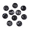 Natural Snowflake Obsidian Cabochons G-N326-59B-1