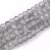 Electroplate Glass Beads Strands EGLA-S141-4mm-01D-1