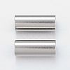Tarnish Resistant 304 Stainless Steel Tube Beads STAS-P128-11-2