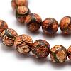 Tibetan Style MIxed Pattern dZi Beads G-K166-02-8mm-L2-3