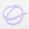 Natural & Dyed Malaysia Jade Bead Strands G-A146-6mm-A18-2