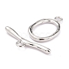 Rack Plating Brass Toggle Clasps KK-B036-06P-3