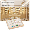 18-Grid Bamboo Pendant Necklaces Displays Plate NDIS-WH0006-07-7