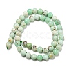 Natural Green Opal Beads Strands G-R494-A08-03-2